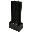Sunnydaze Rippling Tower Outdoor Water Fountain, 31-Inch
