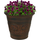 Sunnydaze Arabella Polyresin Outdoor Flower Pot Planter