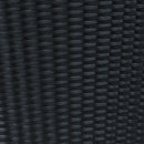 Sunnydaze Polyrattan Square Tall Wicker Planter - Black - Set of 3