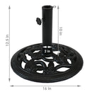 Sunnydaze Patio Umbrella Base for Market Umbrella