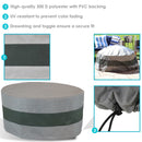 Sunnydaze Round Outdoor Cover for Fire Pit - UV-Resistant