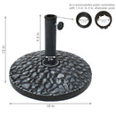 Sunnydaze Patio Umbrella Base for Market Umbrella