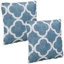 Sunnydaze Polyester Indoor/Outdoor Decorative Throw Pillow Set of 2 - 16-Inch