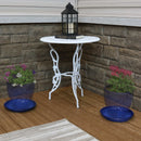 Sunnydaze Set of 4 Glazed Ceramic Planter Saucers