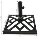 Sunnydaze Patio Umbrella Base for Market Umbrella