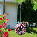 Sunnydaze Mosaic Fly-Through Hanging Bird Feeder