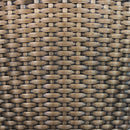 Sunnydaze Resin Faux Basketweave Outdoor Planter - Set of 3