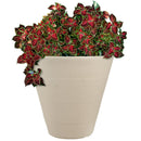 Sunnydaze Walter Outdoor Planter - Antique White - 15.5"