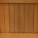 Sunnydaze Meranti Outdoor Square Wooden Planter Box - 16"