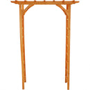 Sunnydaze Wooden Outdoor Garden Arbor - 57" x 20" x 78"