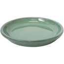 Sunnydaze Glazed Ceramic Planters with Saucers - Set of 2