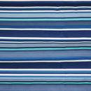 Sunnydaze Polyester Quilted Hammock Pad and Pillow with Modern Pattern - Breakwater Stripe