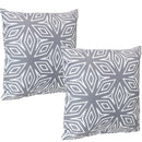 Sunnydaze Indoor/Outdoor Decorative Throw Pillow Set of 2 - 17-Inch - Color Options