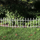 Sunnydaze Roman Garden Border Fence Set
