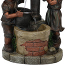 Sunnydaze Jack and Jill at Farmhouse Pump and Well Outdoor Fountain - 24"