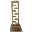 Sunnydaze Stacked Freestanding Slate Fountain - 49-Inch