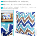 Sunnydaze Indoor and Outdoor Decorative Throw Pillows