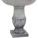 Sunnydaze 2-Tier Outdoor Water Fountain - French Garden Design - 50" - Dusty Gray