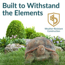 Sunnydaze Tortoise Concrete Garden Statue