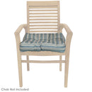 Sunnydaze Set of 2 Tufted Indoor/Outdoor Square Patio Cushions