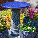 Sunnydaze Rennes Outdoor Ceramic Bird Bath - 22.5" H