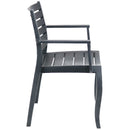 Sunnydaze Illias Plastic Outdoor Dining Armchair