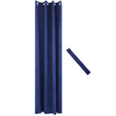 Sunnydaze Indoor/Outdoor Blackout Curtain Panels with Grommet Top - 52 x 95 in.