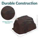 Sunnydaze Polyresin Landscape Rock Cover with Stakes
