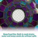 Sunnydaze Fly-Through Mosaic Bird Feeder
