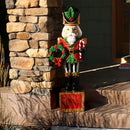Sunnydaze Karl the Christmas Nutcracker Statue - 48"