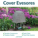 Sunnydaze Polyresin Landscape Rock Cover with Stakes