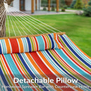 Sunnydaze 2-Person Extra Large Quilted Outdoor Hammock - 77.5" Bed