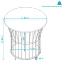 Image showing the overall product dimensions including height, depth and width.