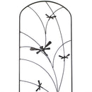 Sunnydaze 55.75" Dragonfly Delight Garden Trellis for Climbing Plants