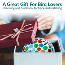Sunnydaze Mosaic Fly-Through Hanging Bird Feeder