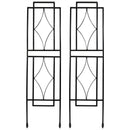 Sunnydaze 30 Inch Contemporary Garden Trellis, Set of 2