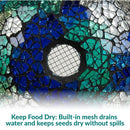 Sunnydaze Fly-Through Mosaic Bird Feeder