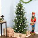tall slim artificial unlit christmas tree