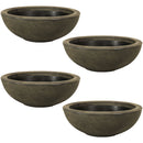 Sunnydaze Percival Indoor/Outdoor Planter Pot, Sable Finish, 21-Inch Diameter