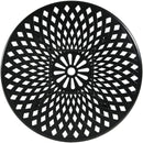 Sunnydaze Crossweave Cast Aluminum Round Patio Table - 41" Diameter