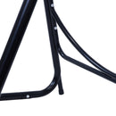 Sunnydaze Patio Hammock Chair with Stand for Outside - Steel A-Frame - Black
