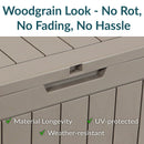 Sunnydaze Outdoor Lockable Deck Storage Box