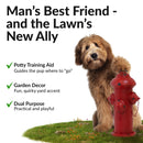 Sunnydaze Fire Hydrant Dog Pee Post Metal Garden Statue