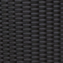 Sunnydaze 3-Section Wicker Raised Planter Box - Black