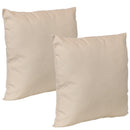 Sunnydaze Indoor/Outdoor Decorative Throw Pillow Set of 2 - 17-Inch - Color Options