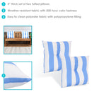 Sunnydaze Tufted Indoor/Outdoor Decorative Throw Pillows