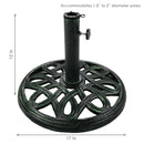 Sunnydaze Patio Umbrella Base for Market Umbrella