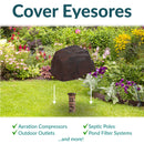 Sunnydaze Polyresin Landscape Rock Cover with Stakes