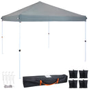 Sunnydaze Standard Pop-Up Canopy with Carry Bag and Sandbags - Colors and Sizes
