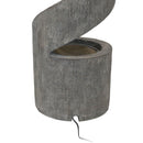Sunnydaze Showering Spiral Electric Water Fountain with LED Light - 31"